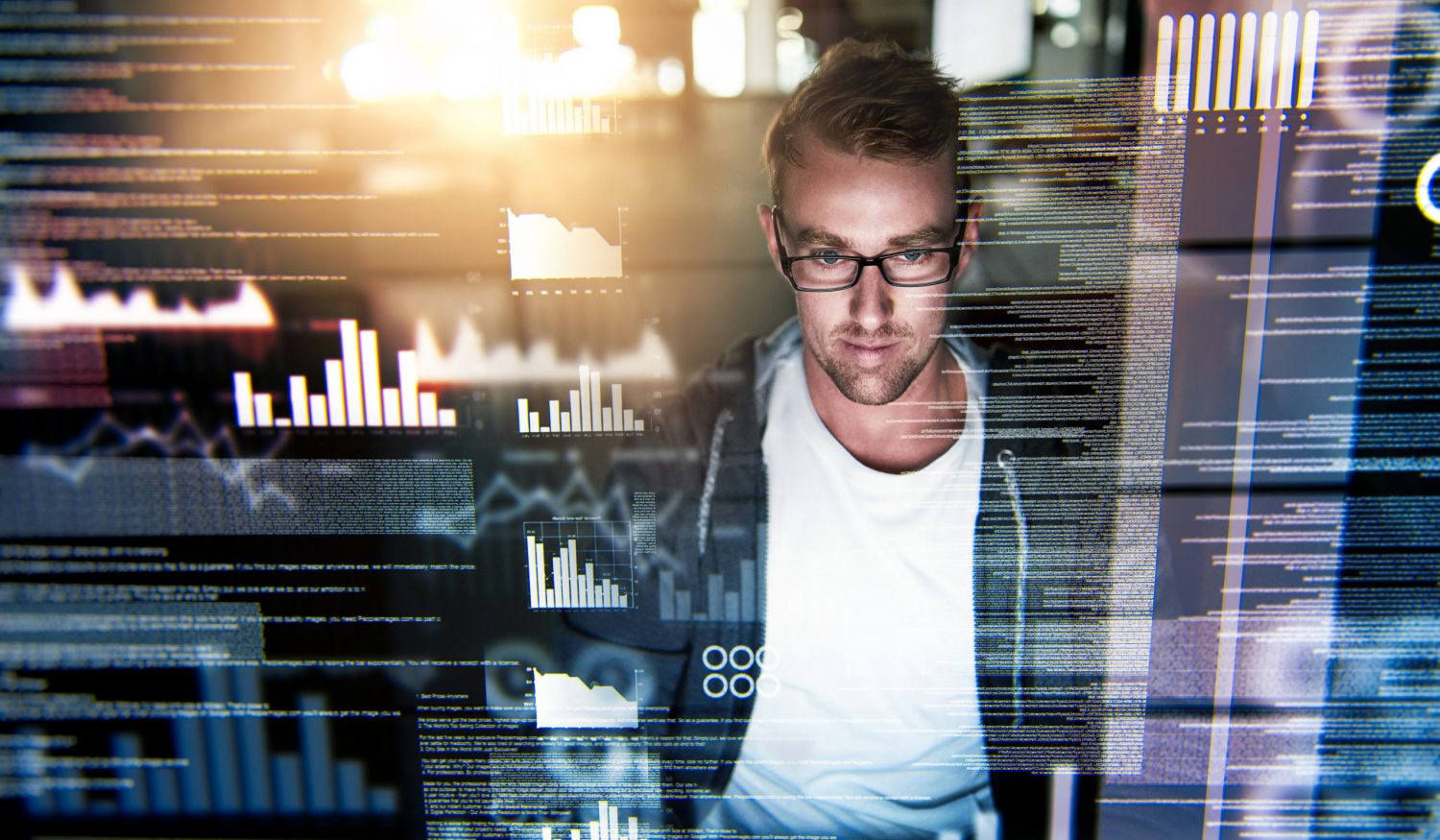 Cropped shot of a computer programmer working on new code